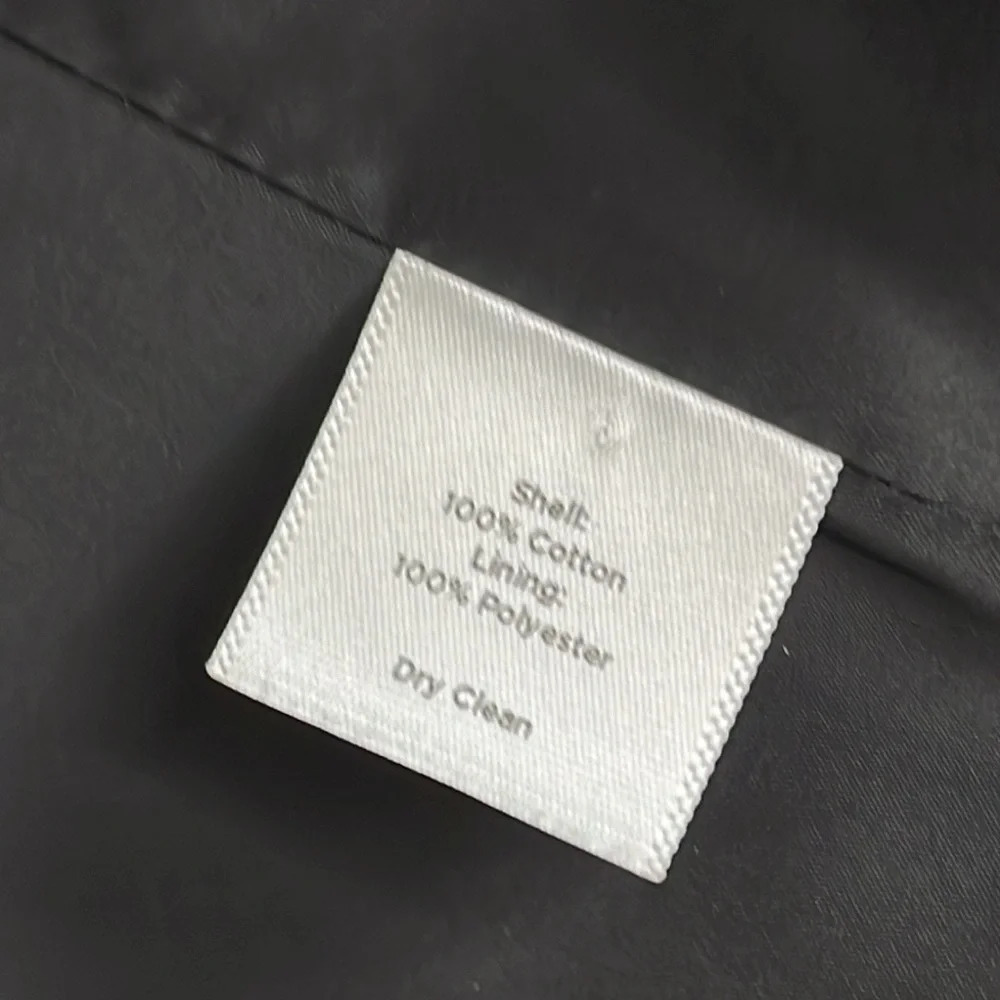 Talbots houndstooth cotton black white fully lined blazer jacket - Picture 5 of 17